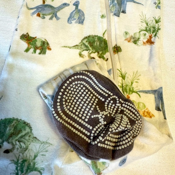 Burt’s Bees | Dinosaur Footie Pajamas | 12 months - Picture 4 of 5